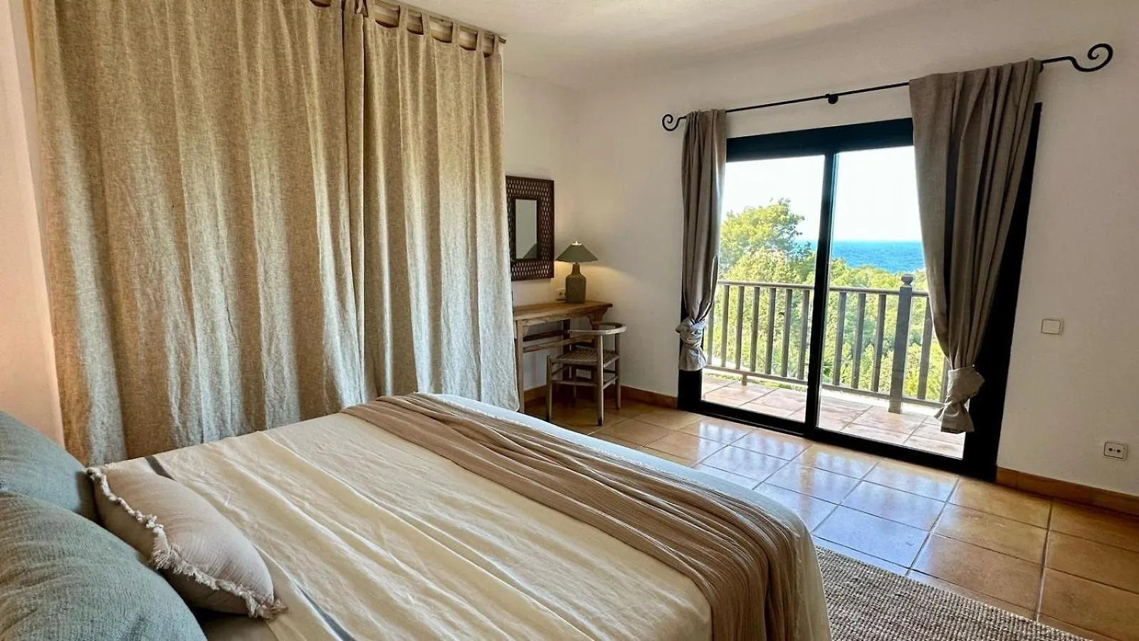 Prázdninový dům Vila Casa En Cala Vadella Con Piscina Y Vistas Al Mar San José