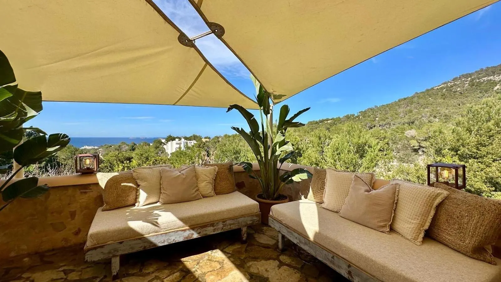 Vila Casa En Cala Vadella Con Piscina Y Vistas Al Mar San José 0*,